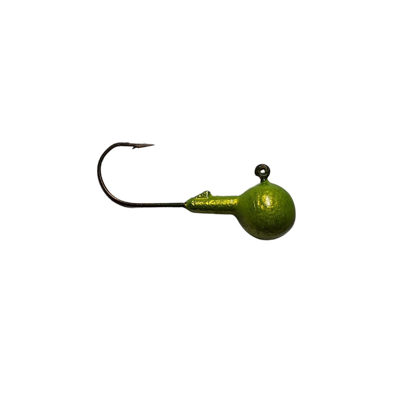 Lead-Free Round Jig Head green glow color 1/2 3/8
