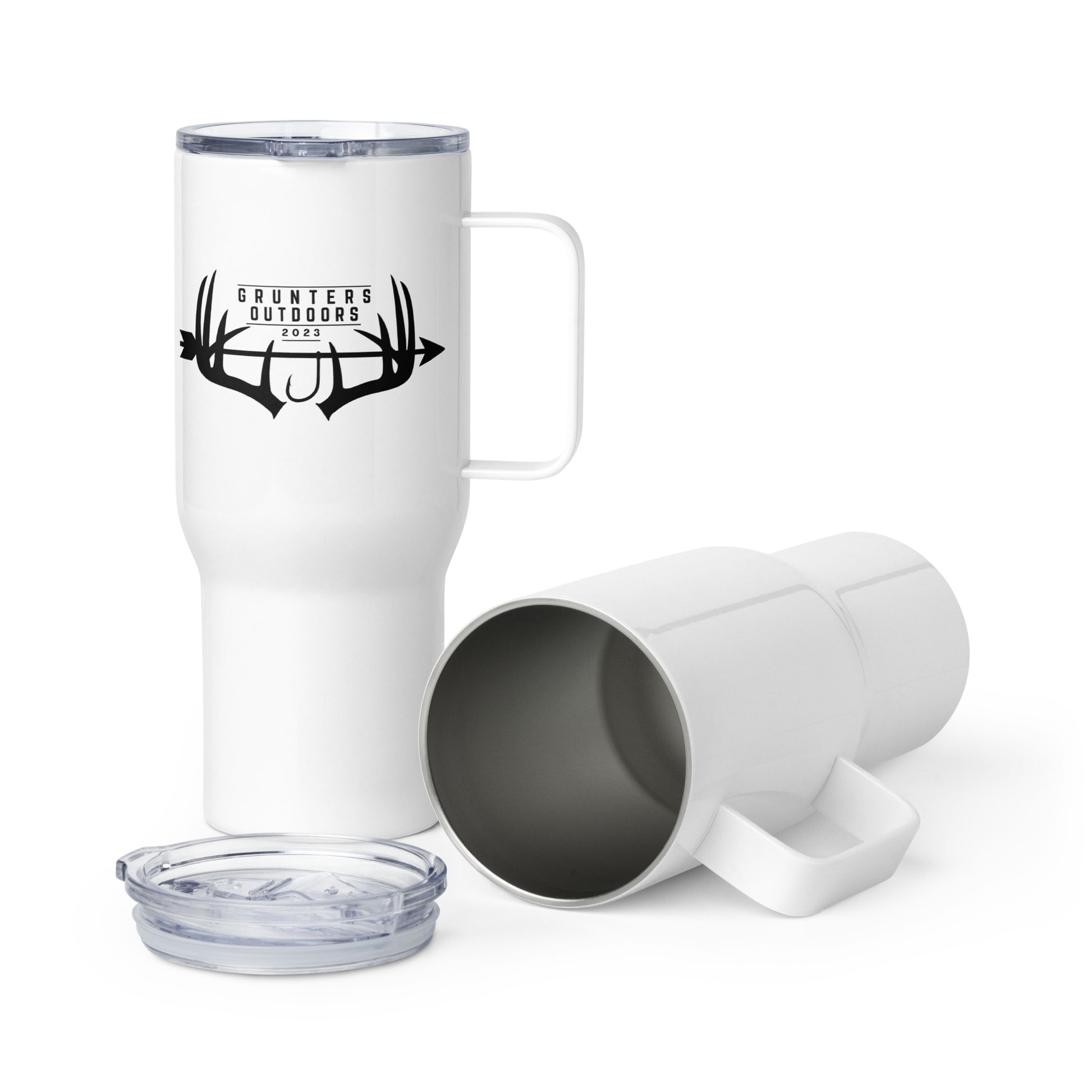 Antler Logo Travel Mug - Grunters Outdoors